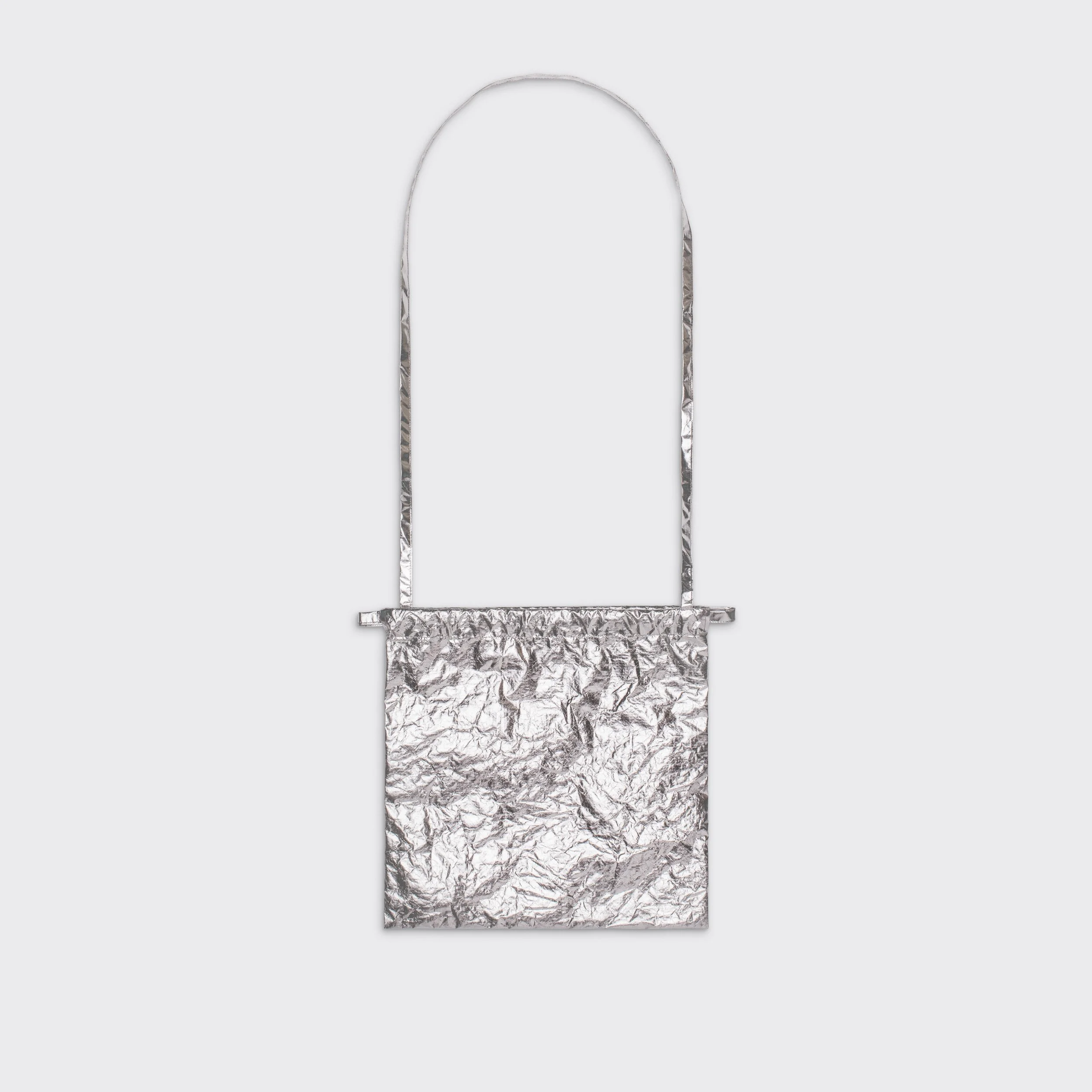 Day-Curious Drawstring Bag With Strap (35 x 35cm) silver